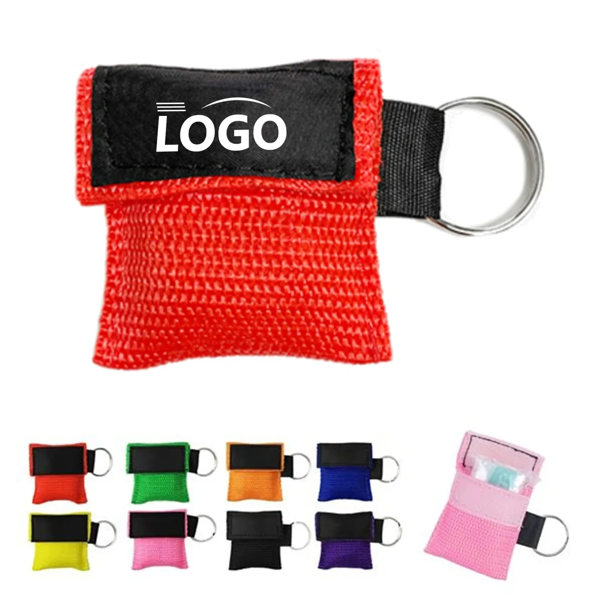CPR First Aid Face Shield Mask Keychain 1