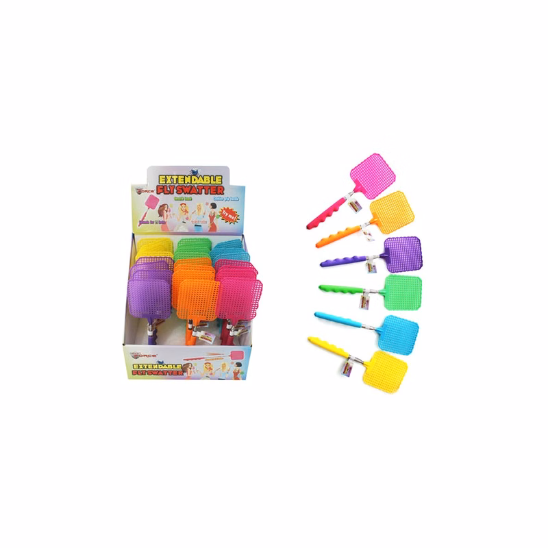 Extendable Fly Swatters Assorted Colors