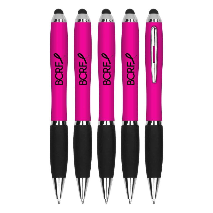 Breast Cancer Awareness Pink - Executive - Stylus Pens w/ Grip 1