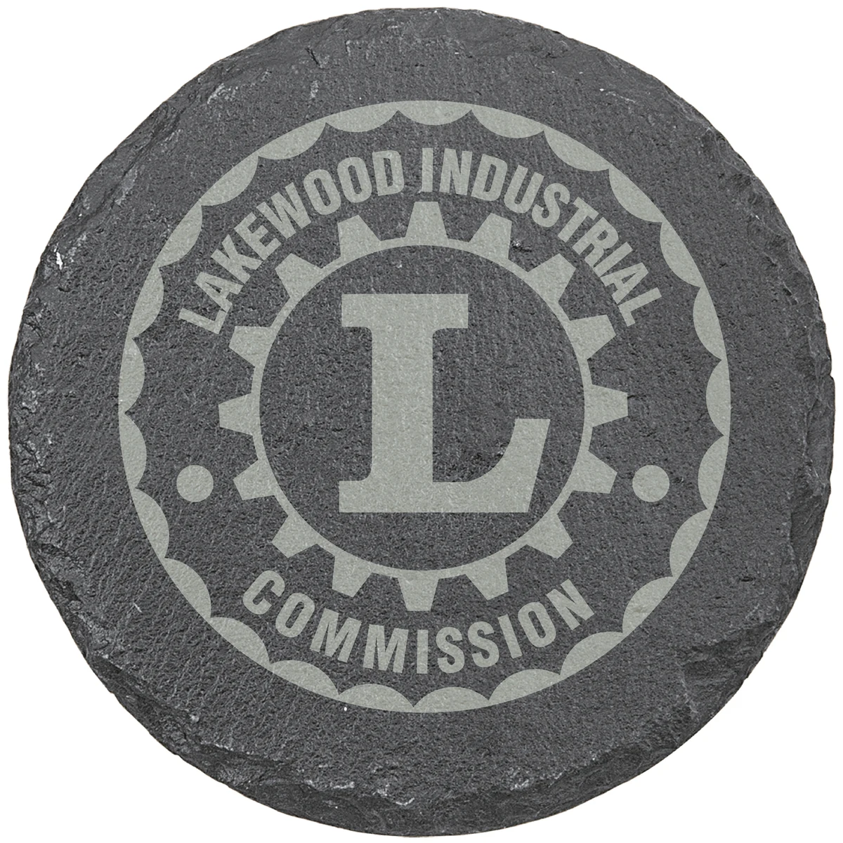 4" Round Slate Coaster 1