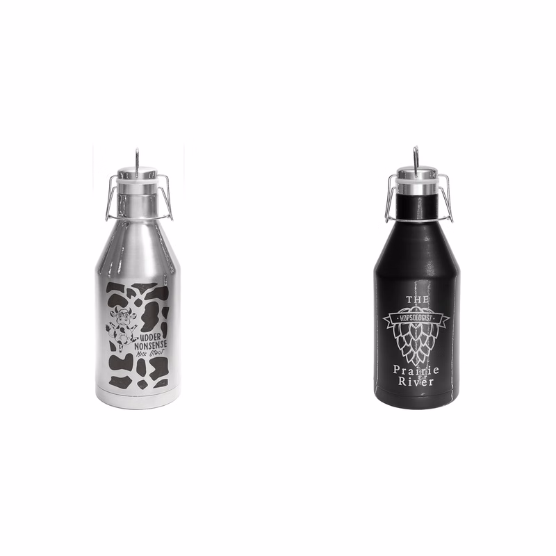 Polar Camel 64 oz Vacuum Insulated Growler with Swing-Top Lid