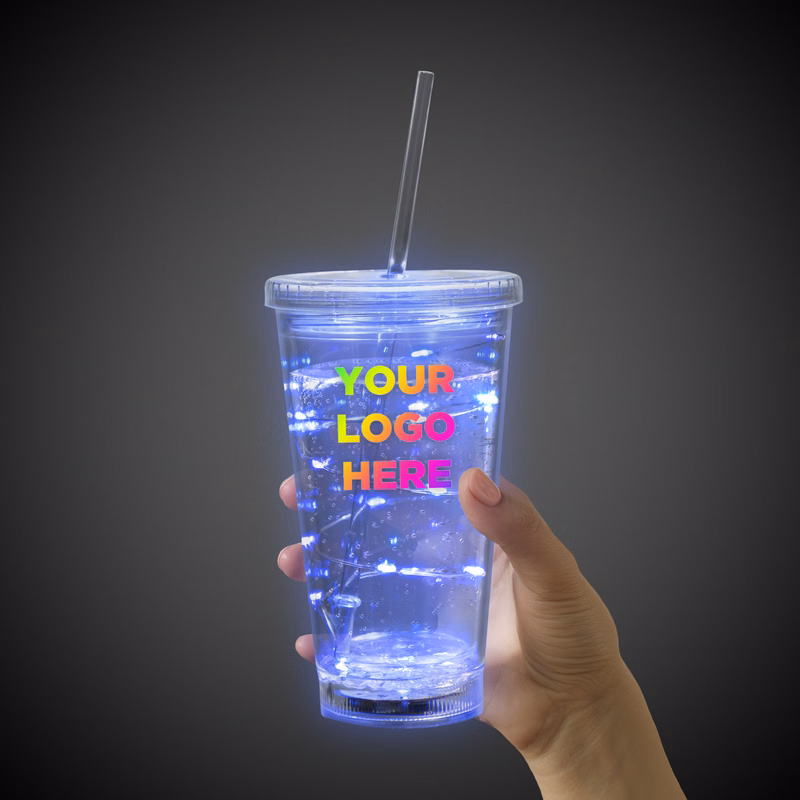 Blue String Light 16oz LED Cup(Full Color)