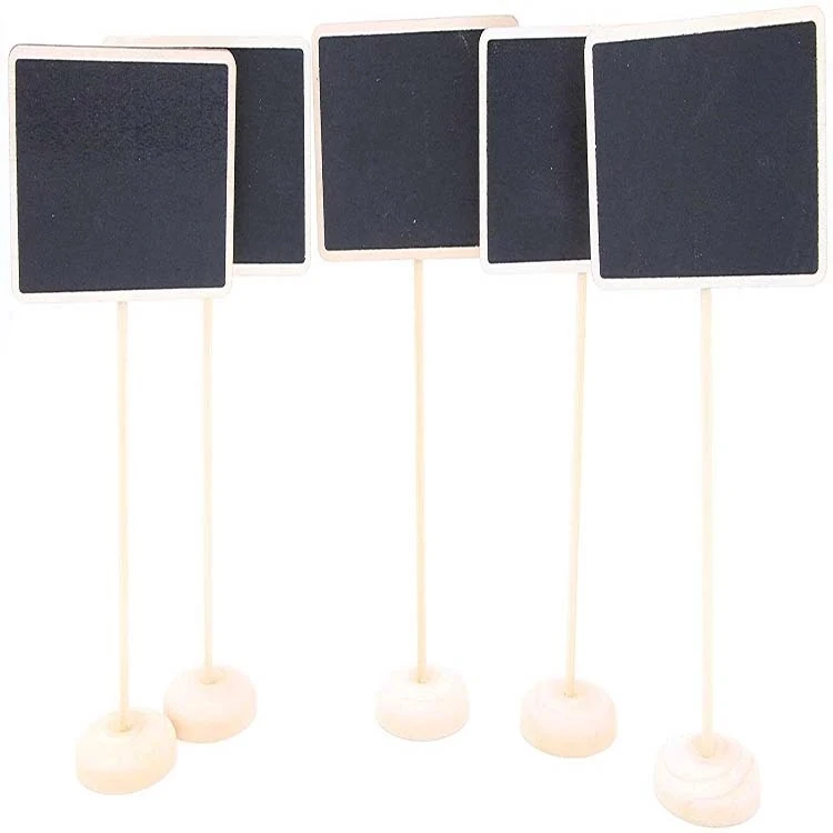 Mini Standing Chalkboard with Base for Message 1