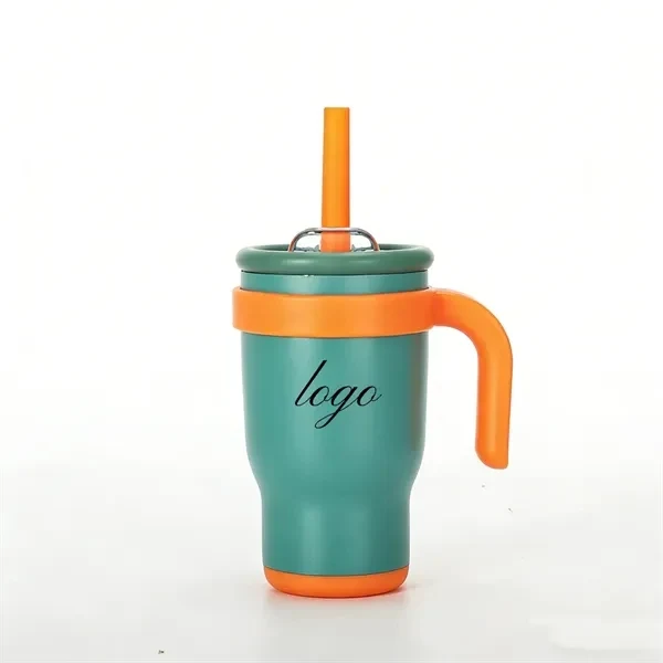 14Oz Insulated Cup With Handle for Commutes, Fitness and Travel 1