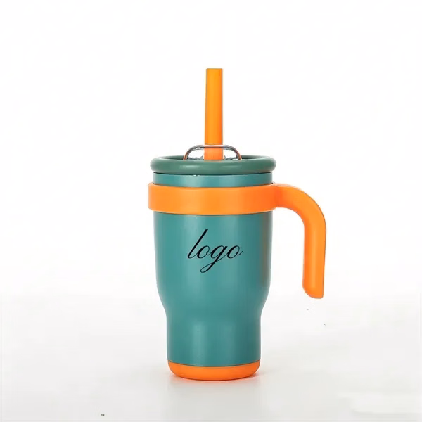 14Oz Insulated Cup With Handle for Commutes, Fitness and Travel