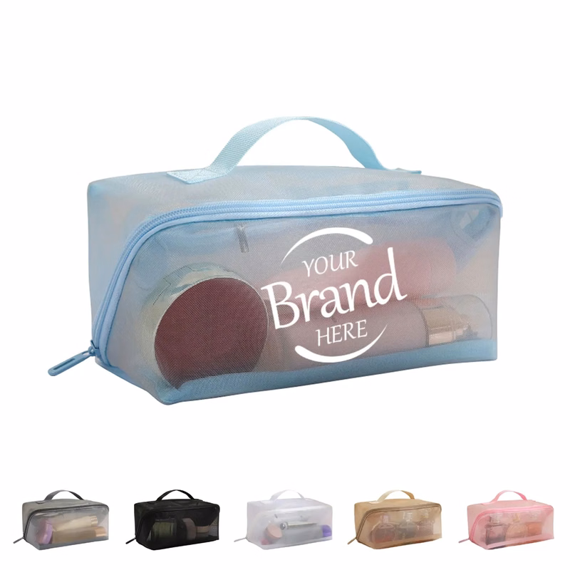 Mesh Clear Toiletry Bag