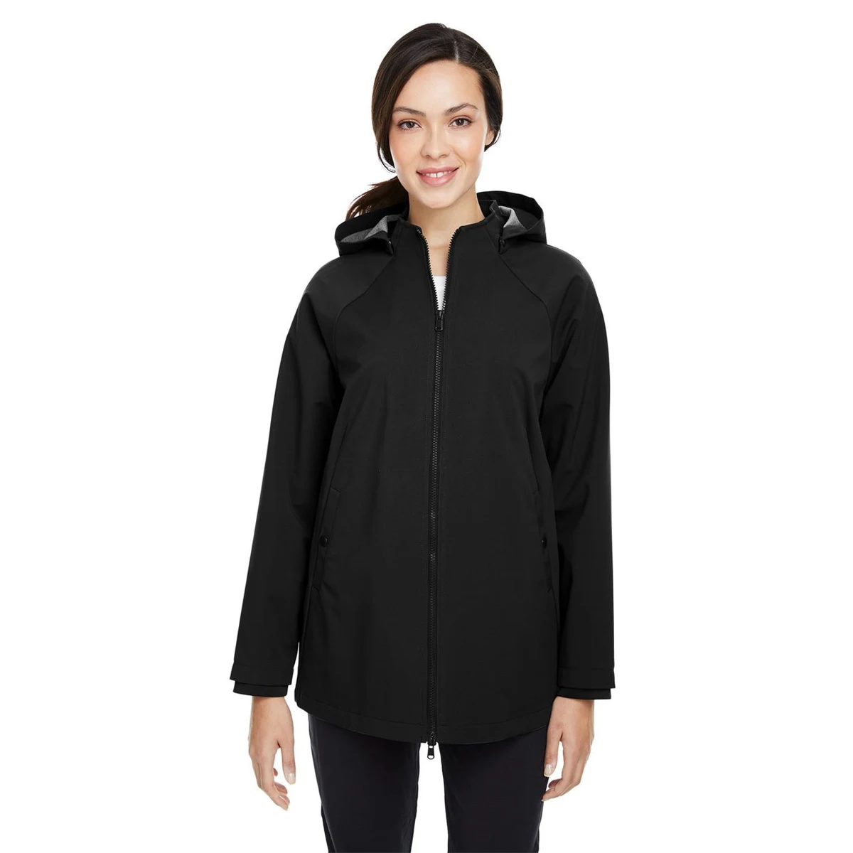 Women's City Hybrid Soft Shell Hooded Jacket - NE718W 1