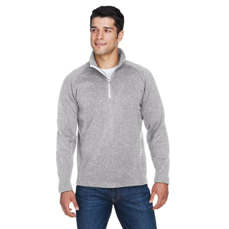 Devon & Jones Adult Bristol Sweater Fleece Quarter-Zip 1