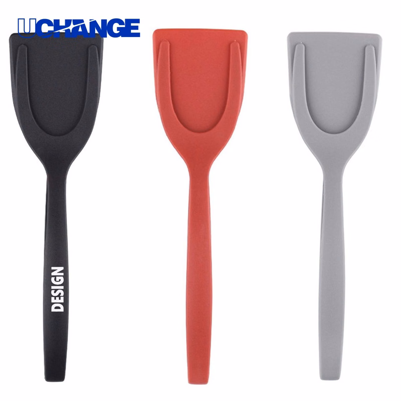 2-in-1 Grip and Flip Spatula Tongs for Cooking Tasks