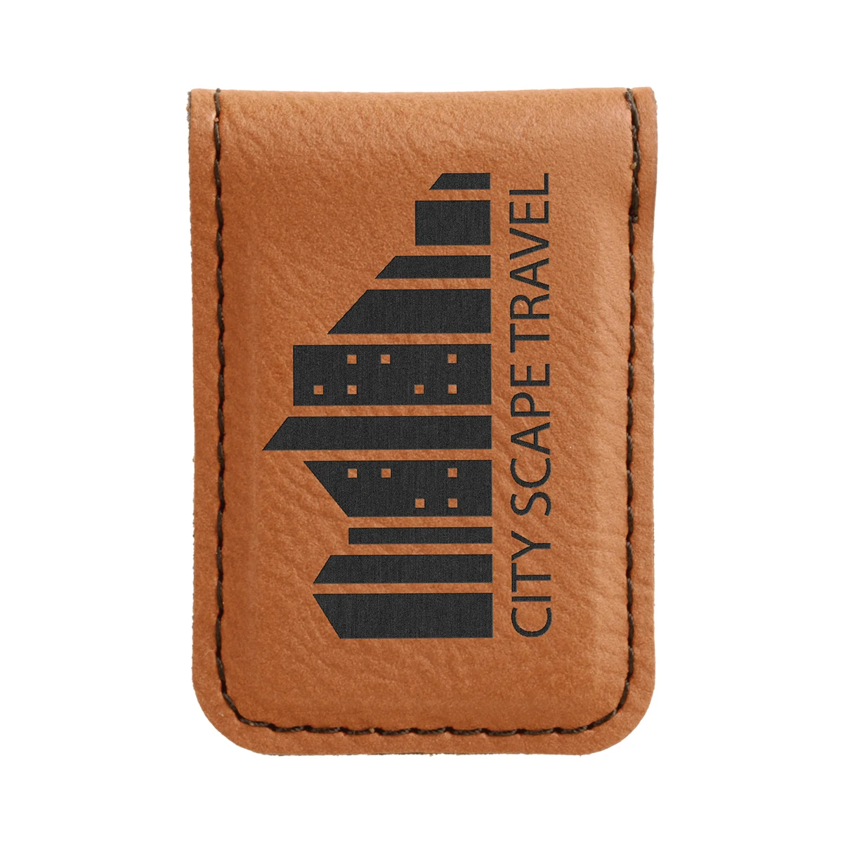 Rawhide Leatherette Money Clip 1