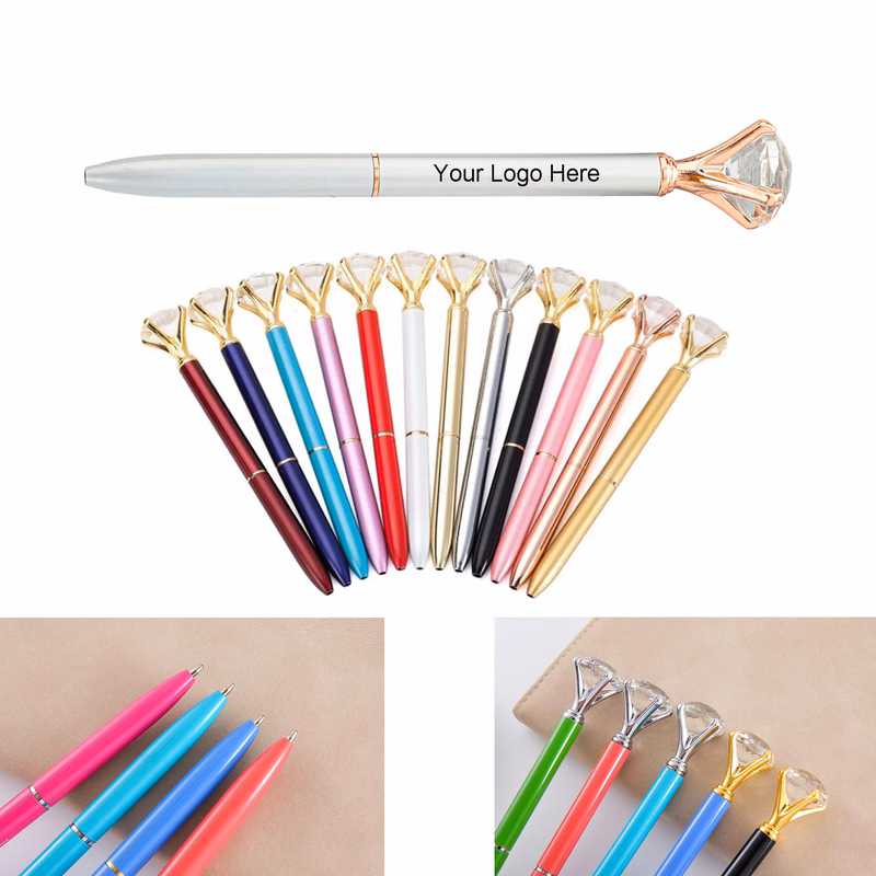 Jumbo Crystal-Studded Pen