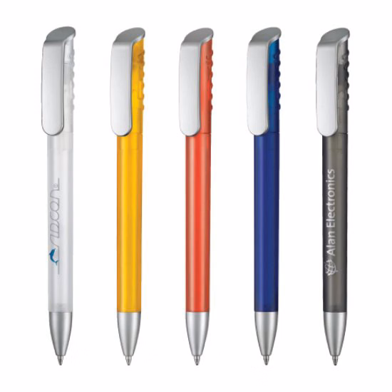 Top Spin Silver Pen
