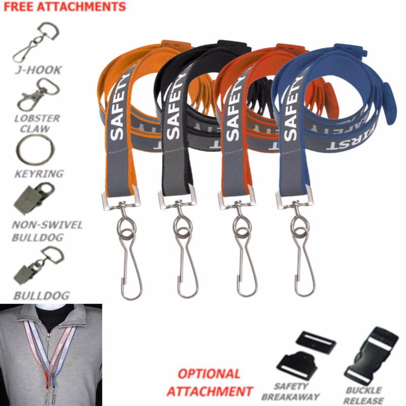 3/4'' Reflective Lanyards