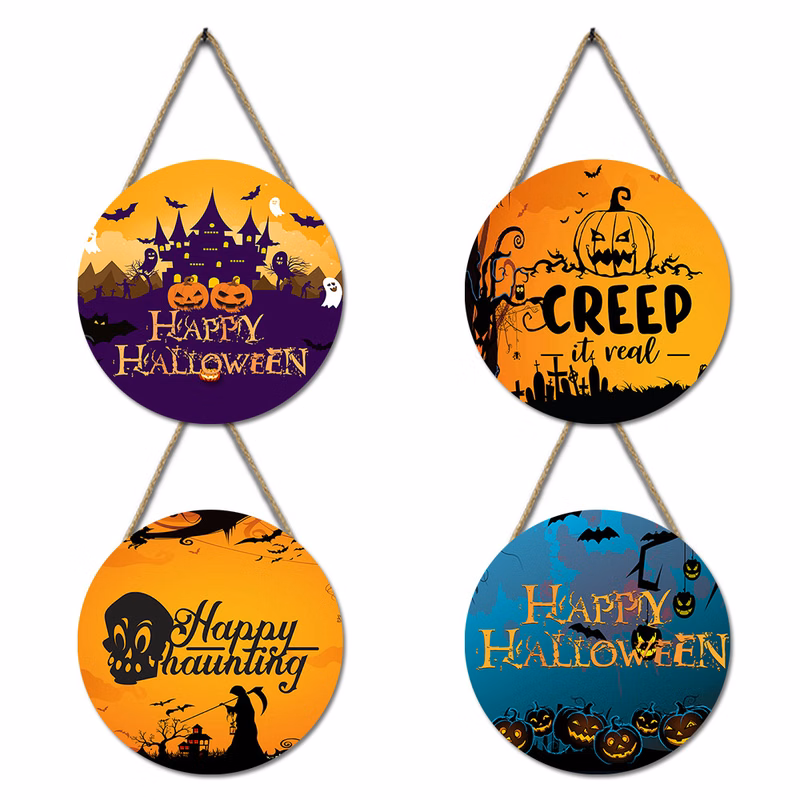 Halloween Thanksgiving Wall Decoration Doorplate
