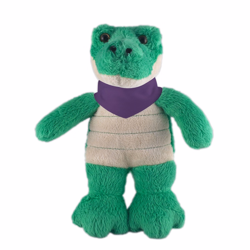 Soft Plush Stuffed Alligator with Bandana