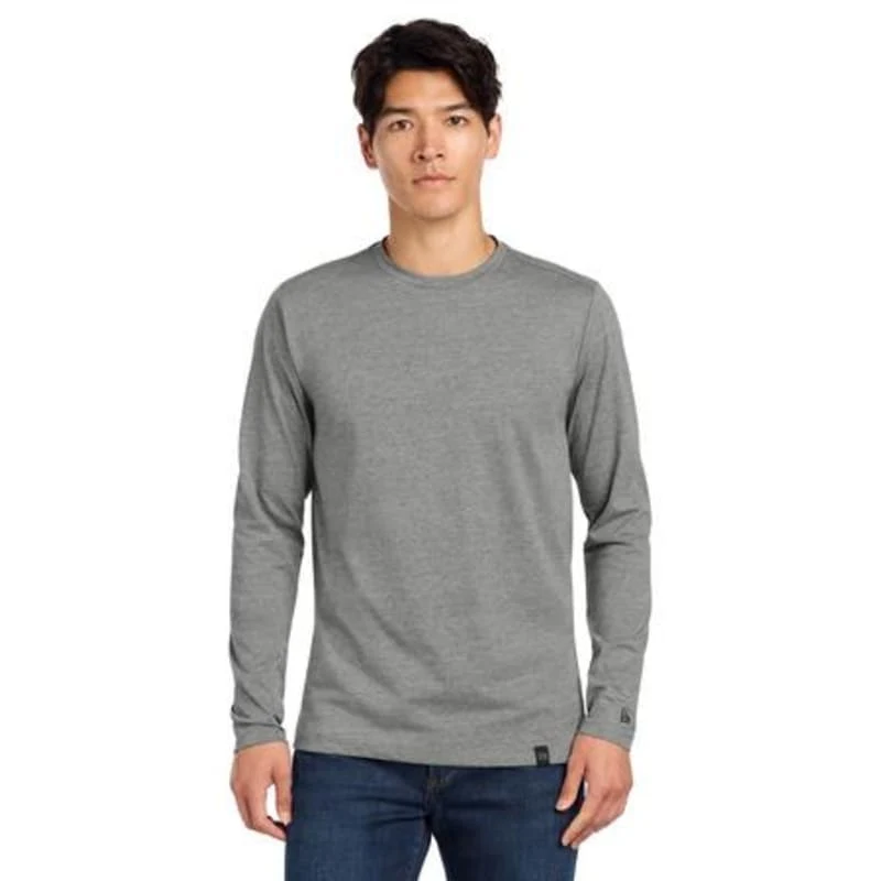 New Era Heritage Blend Long Sleeve Crew Tee. 1