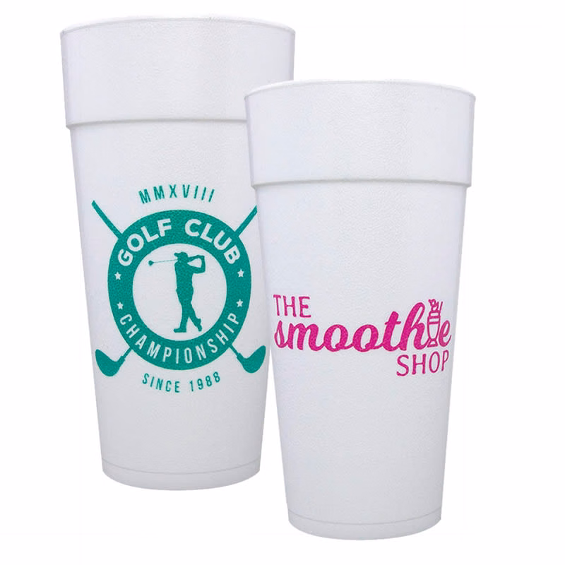 Custom 24 Oz. Foam Cups