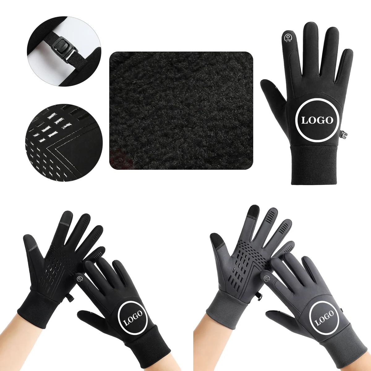 MOQ500 Touchscreen Riding Gloves 1