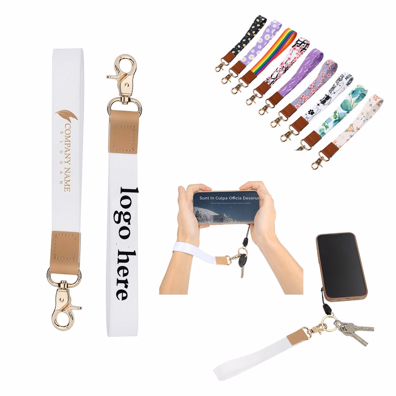 3/4 Inch Sublimation Wristlet Keychain
