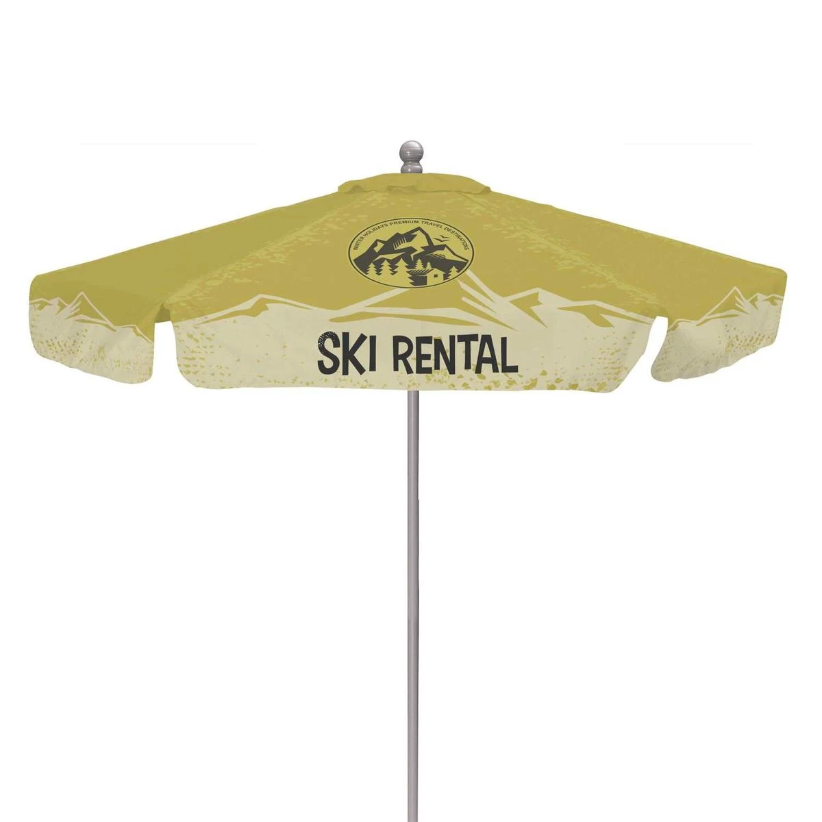 9' Deluxe Market Umbrella Single-Sided Dye Sub Kit with Valance 1