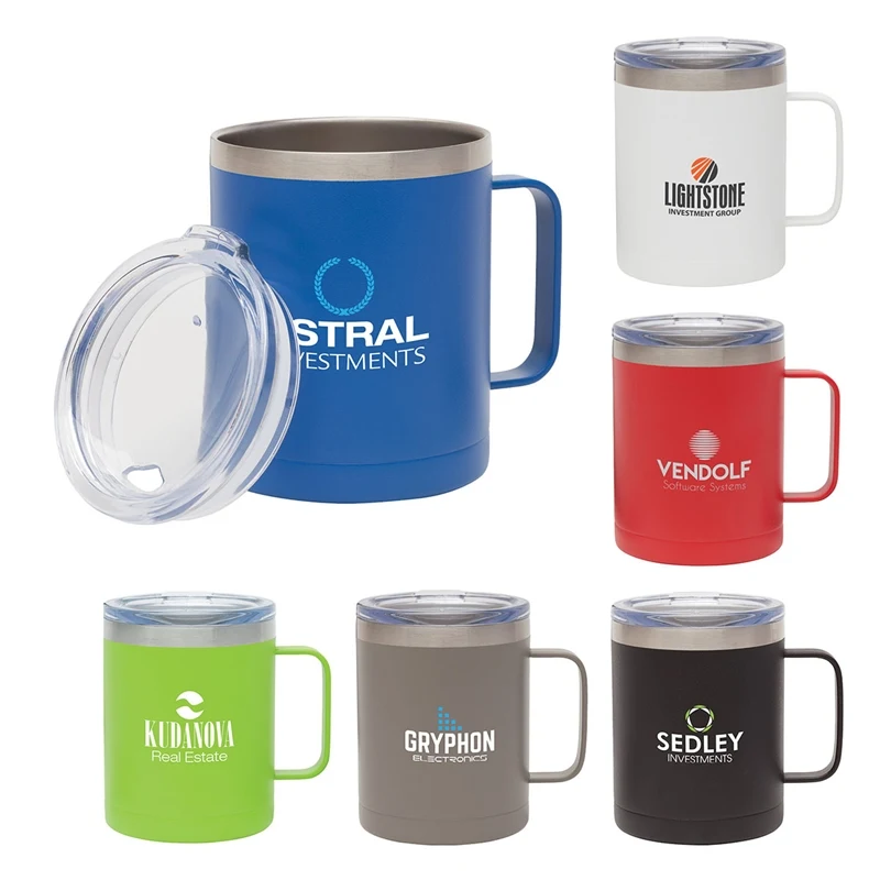 Camper 14 oz. Double Wall, Vacuum Mug w/ Copper Lining 1