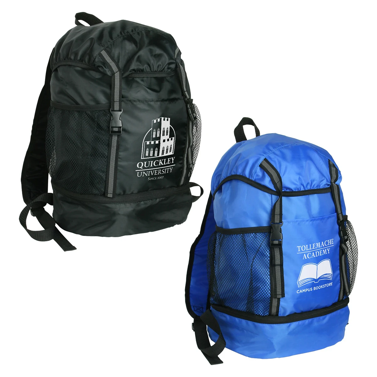Trail Loop Polyester Drawstring Backpack 1