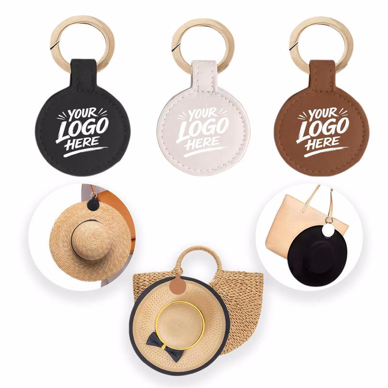 PU Leather Magnetic Hat Clip Hands Free Travel Access