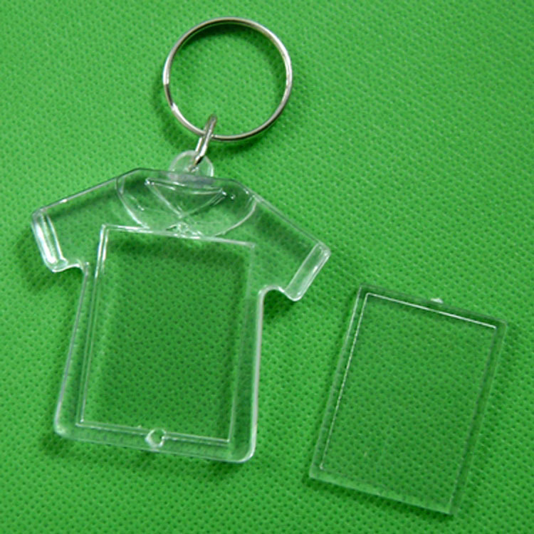 Clear Acrylic Plastic Keychain