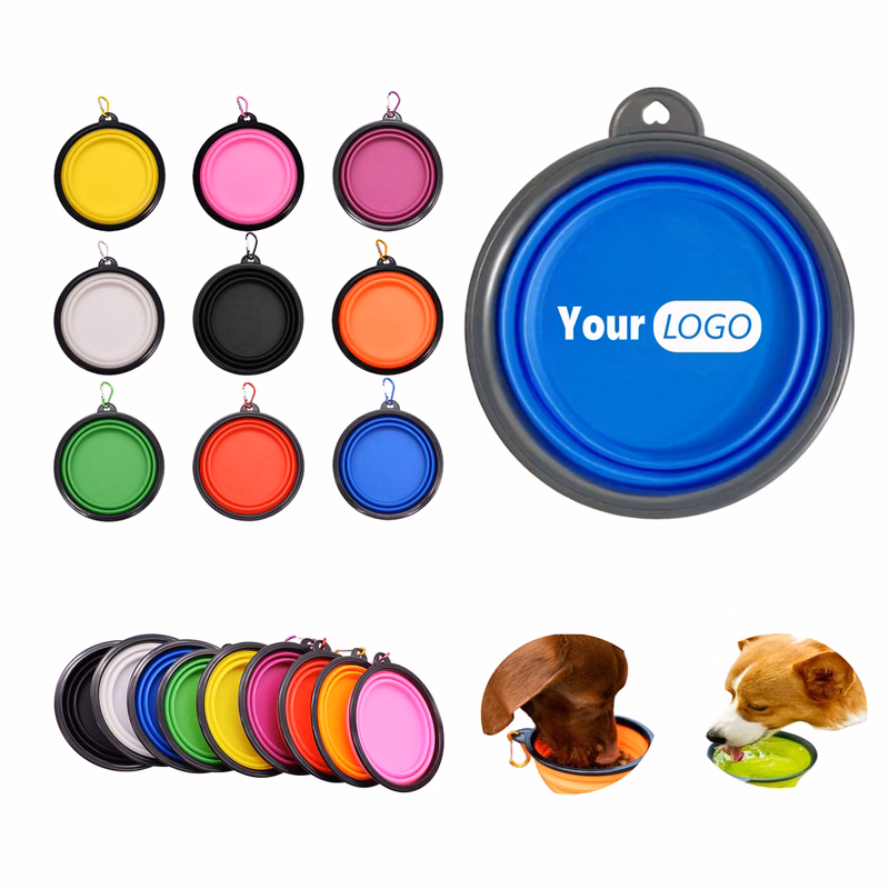 5.9 Inch Foldable TPE Pet Travel Bowl
