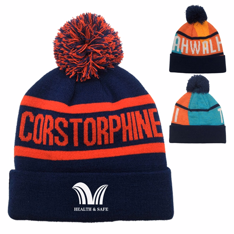 Acrylic Pompom Winter Warm Ski Hat