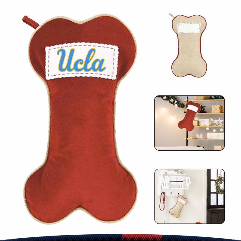 Dog Bone Christmas Gift Pouch