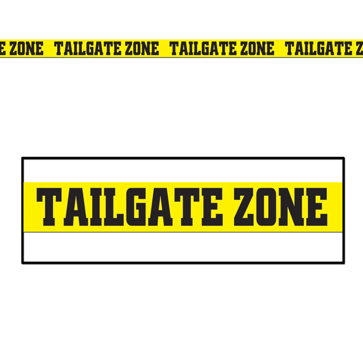 Tailgate Zone Party Tape 1