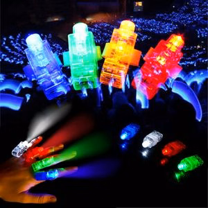 Multi Color LED Finger Light