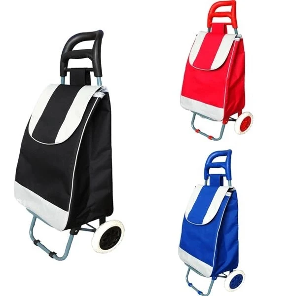 Collapsible Trolley Folding Shopping Bag With Wheels 1
