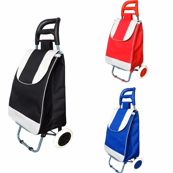 Collapsible Trolley Folding Shopping Bag With Wheels