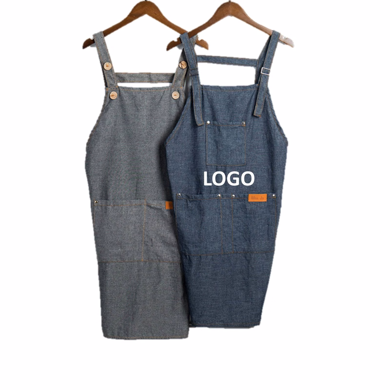 Adjustable Strap Denim Aprons