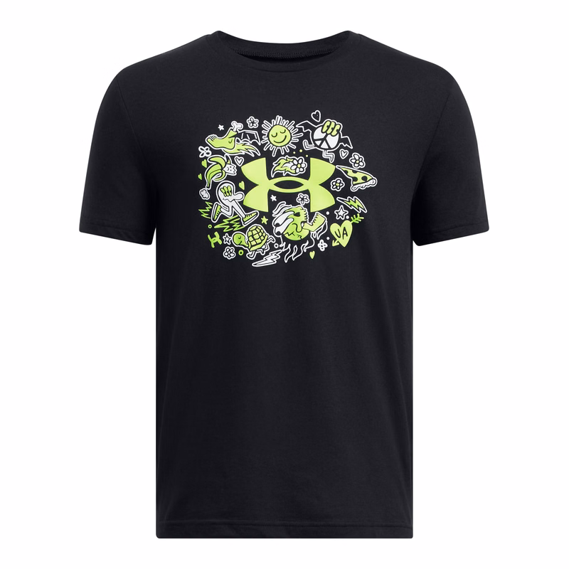 UA School Daze Logo Boys' Short Sleeve