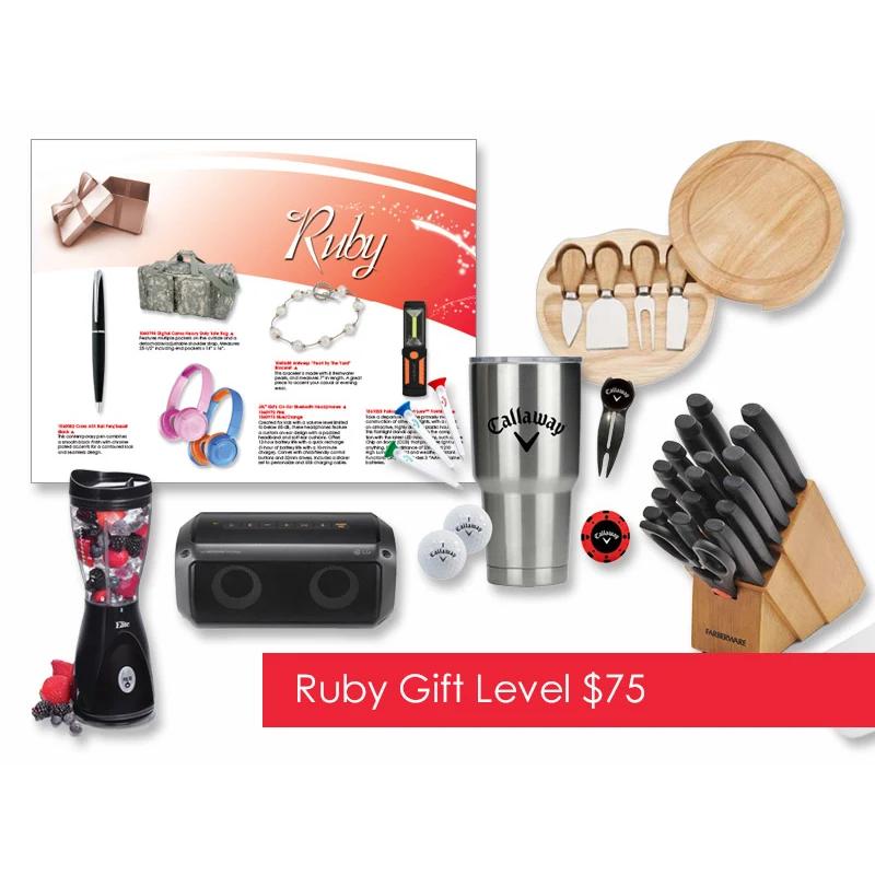 $75 Gift of Choice (Ruby Level) Gift Booklet 1