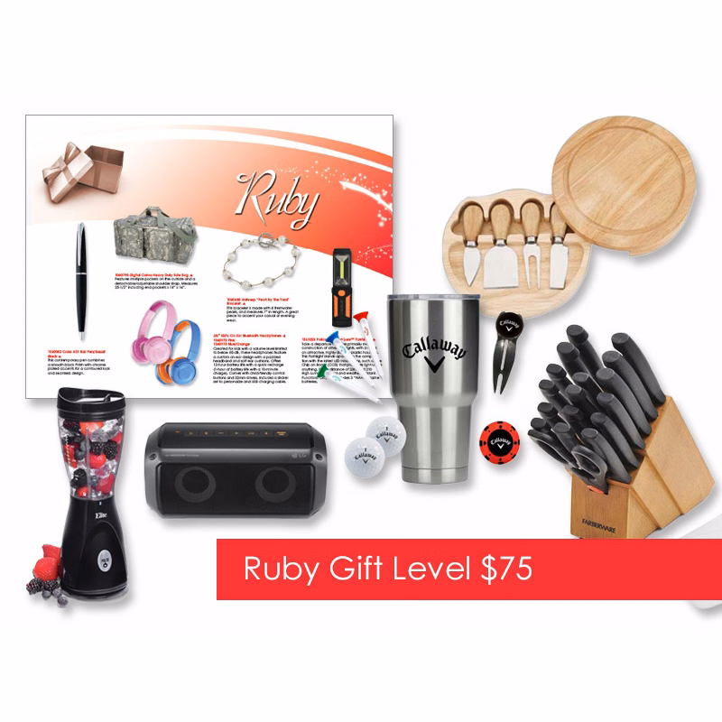 $75 Gift of Choice (Ruby Level) Gift Booklet