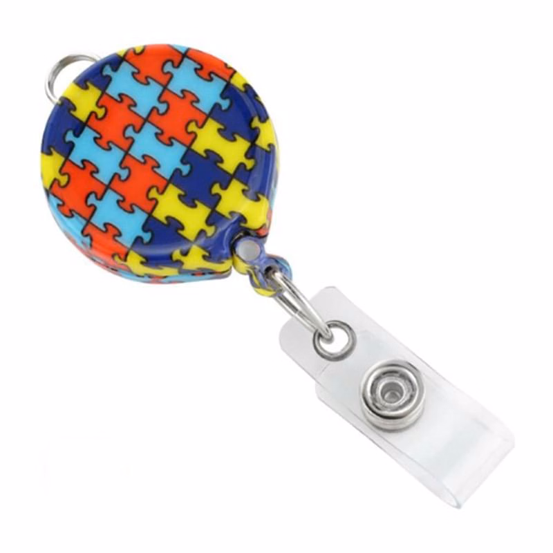 Autism Awareness Badge Reel