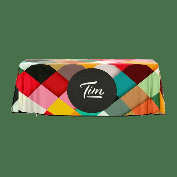 48 Hour Rush 8' Open-Back Full Color Table Throw 1