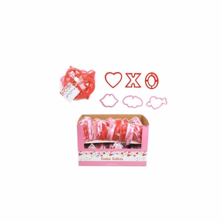 Valentine Cookie Cutters - 6 Pack