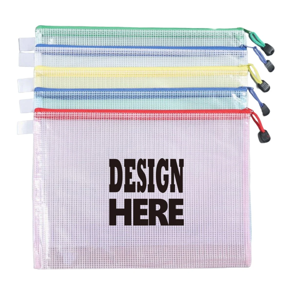 MOQ 50pcs A4 Waterproof Zipper Files Bag 1