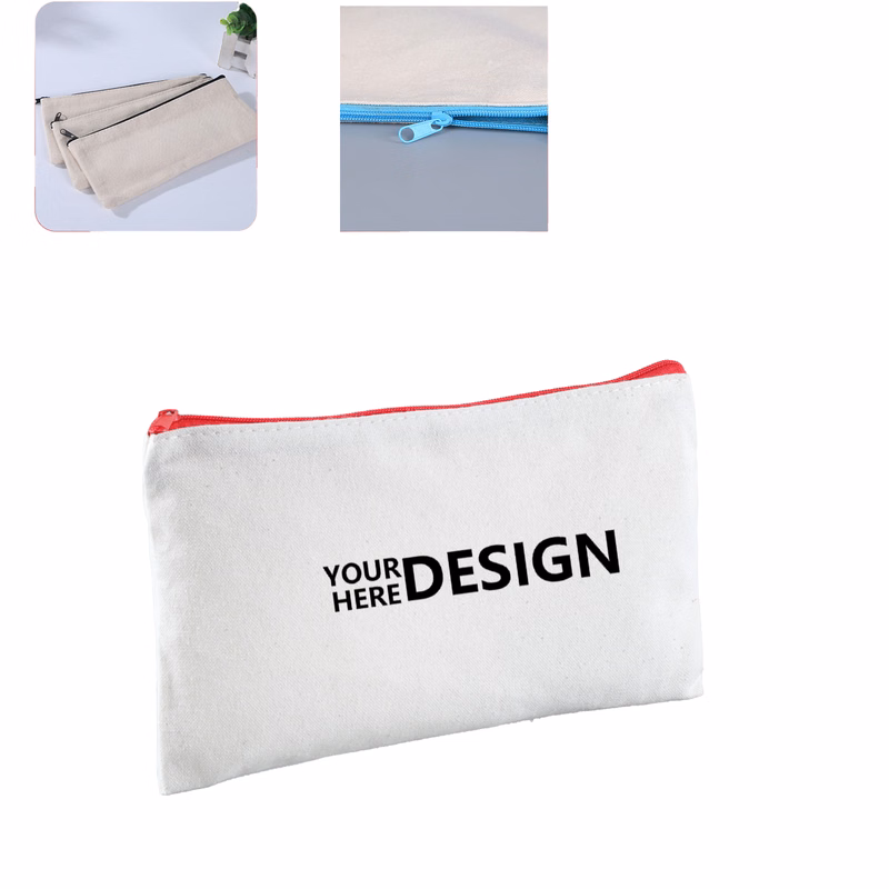 Canvas Zipper Tote Bag