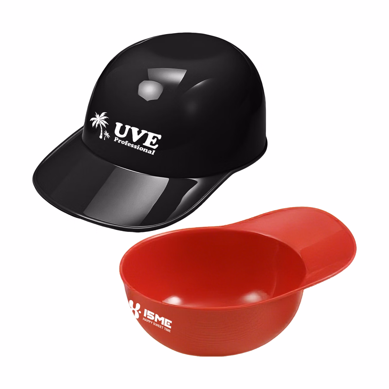 Mini Baseball Helmet Ice Cream Bowls