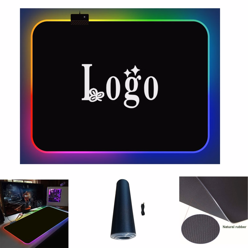 Customizable Large Size LED Multi-mode Luminous Mouse Pad