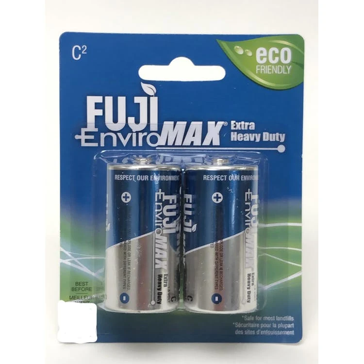 Fuji Enviromax Heavy Duty C Batteries - 2 Pack 1