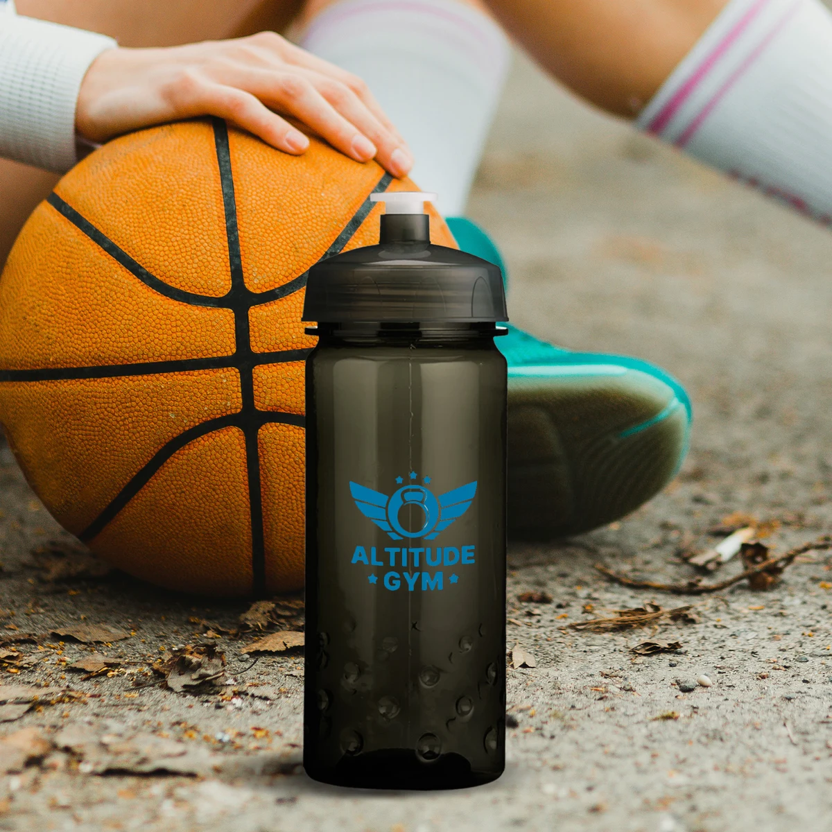 16 Oz. Polysure™ Inspire Bottle, custom plastic water bottle with logo imprint 1