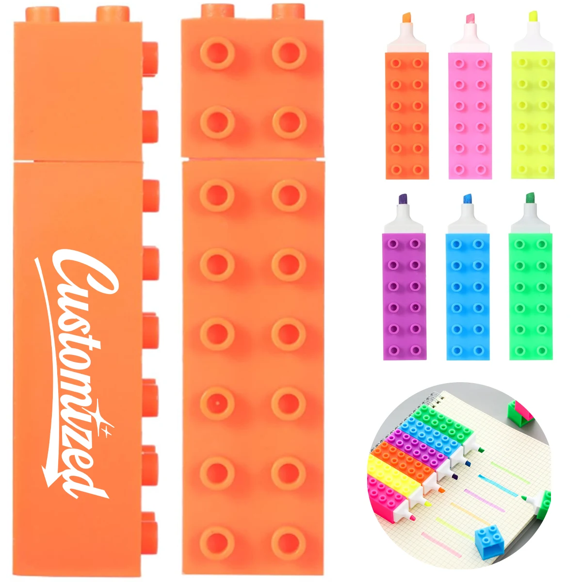 Block Shaped Highlighter Marker 1