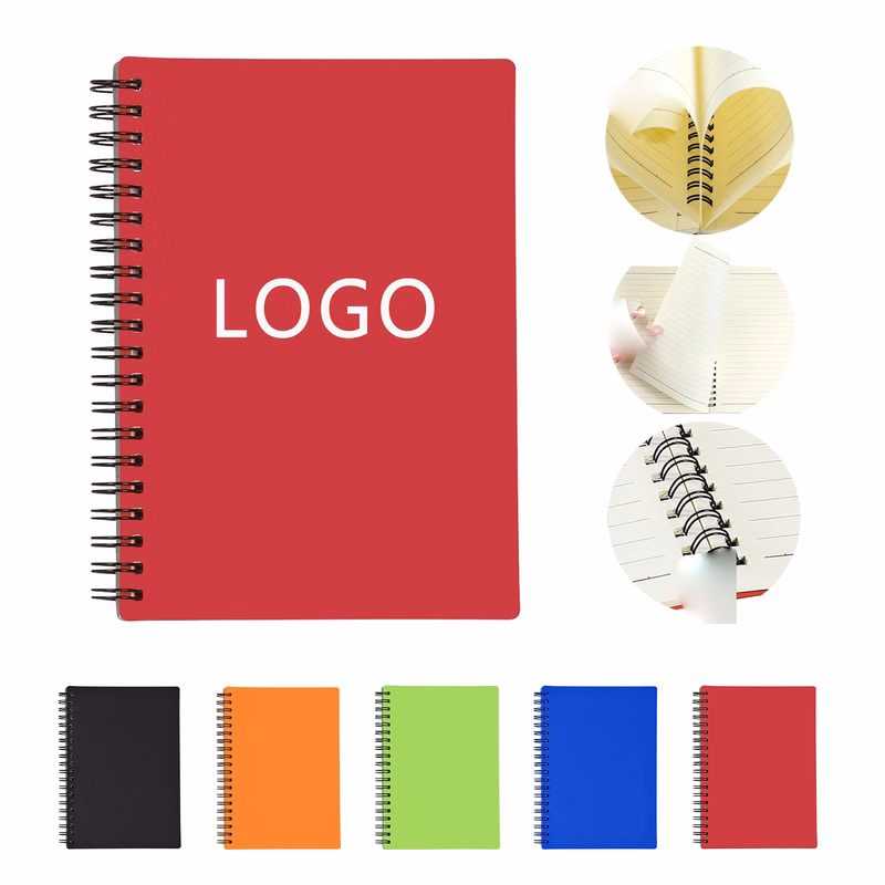 Ruled Lines Spiral-Bound Notepad Notebook
